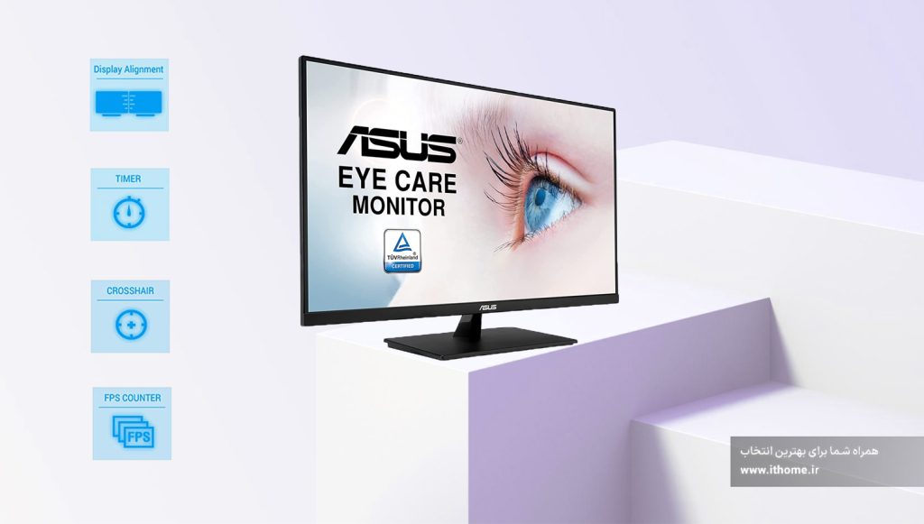 مانیتور VP32AQ ظاهر ساده و زیبایی دارد