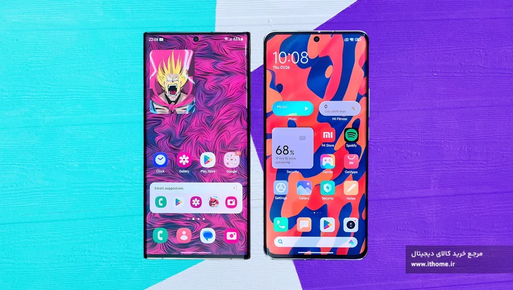 رابط کاربری MIUI و OneUI