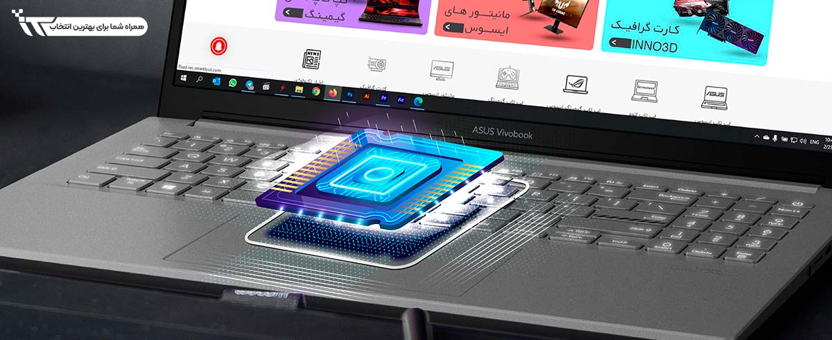 سی پی یو به کار رفته در لپ تاپ های مناسب برای افترافکت و پریمیر باید حداقل از سی پی یو‌ های Core i5 باشد تا بتواند سرعت مناسبی به سیستم داده شما بدهد