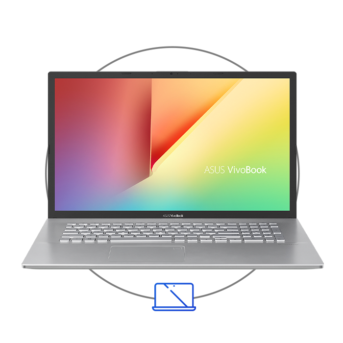 بررسی نمایشگر و وب کم لپ تاپ  VivoBook X712EQ