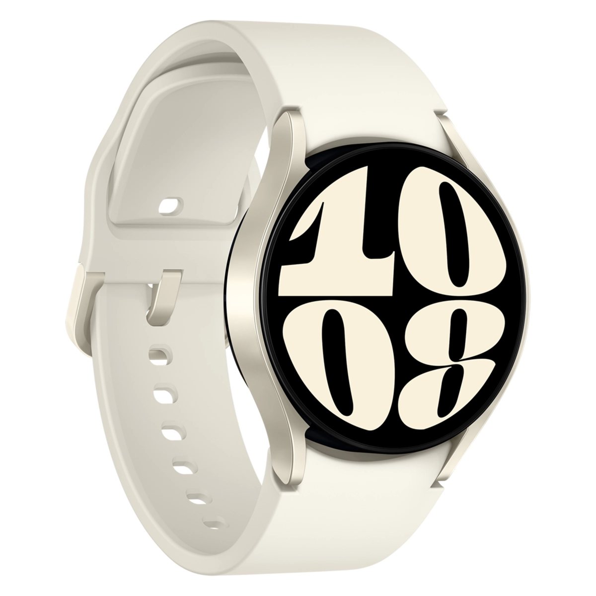 ساعت هوشمند سامسونگ مدل Galaxy Watch6 40mm • طلایی • جلو و کنار